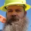 Alan Cristoffer, Lead Lineman, in a hi-vis hard hat